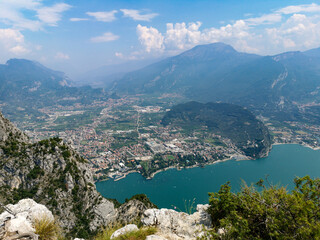 Fototapeta na wymiar Riva del Garda - northern Lago di Garda