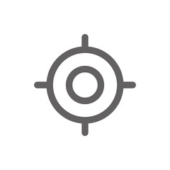 target destination  icon. Perfect for map icon or user interface applications. vector sign and symbol