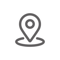 location icon. Perfect for map icon or user interface applications. vector sign and symbol