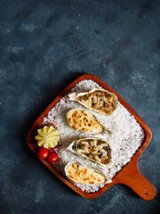Fresh cheese oysters