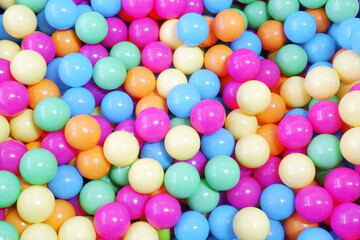 Fototapeta na wymiar a collection of colorful small balls