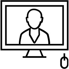 Photo Editor Line Vector Icon