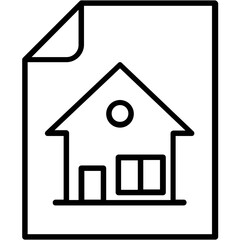 Homepage Line Vector Icon