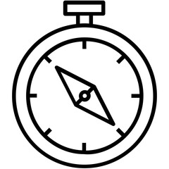 Explore Line Vector Icon