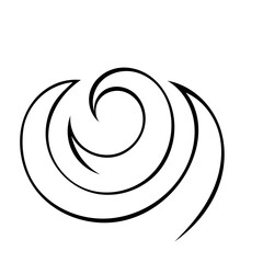 abstract swirl design
