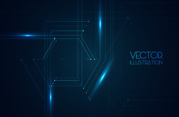 Abstract circuit board background