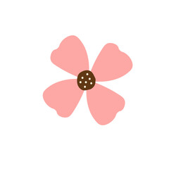 Fototapeta na wymiar Flower doodle