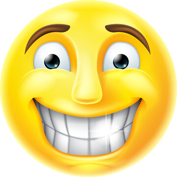 Nervous Smile Emoji Emoticon