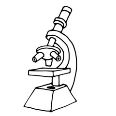 illustration of a microscope