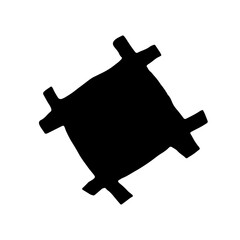 Abstract hand drawn shape