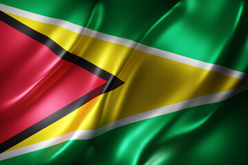  Guyana 3d flag - 530272231