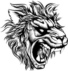 Vintage style lion © Christos Georghiou