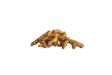 turmeric isolated on a transparent background