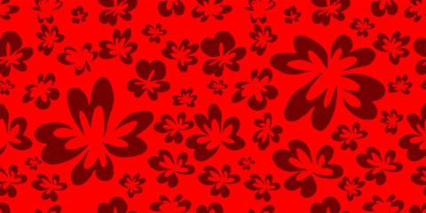 Seamless pattern material of an abstract flower. wallpaper vintage design background