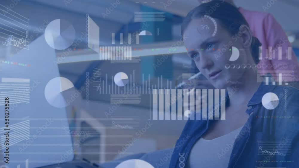 Poster animation of data processing over diverse doctors