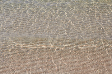 Seascape abstract beach with sand.