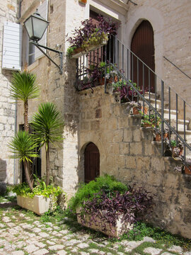 Fototapeta street in the town