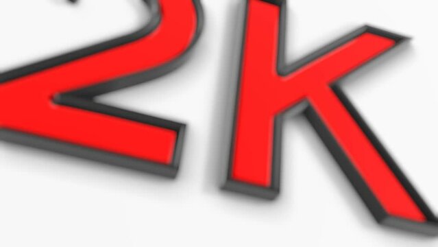 2K text title construction. High definition MP4 video animation.
