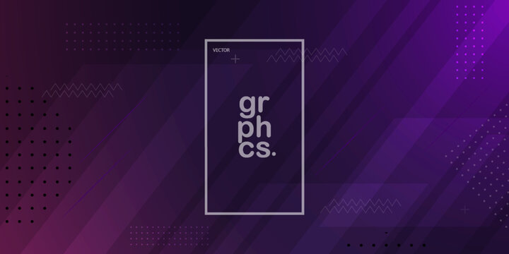 Modern abstract dark violet lavender purple with lines gradient background. simple pattern for display ad website template wallpaper poster tech etc. Eps10 vector