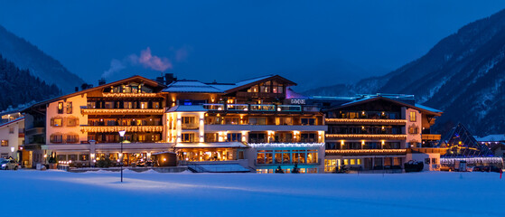 winter in the mountains