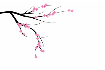 Silhouettes and trees illustration, vector. Scandinavian minimalist three pieces of poster design. Modern wall art design, artwork. Home decoration