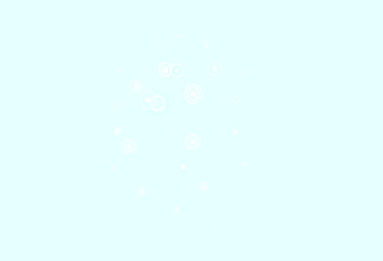 Light Blue, Green vector backdrop with dots.