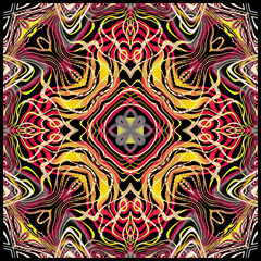 Multicolor abstract  paint background surface pattern wallpaper textile design. Selective focus. Noise effect. Scarf ,fashion trendy pattern