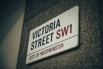 London Victoria Street city of Westminster