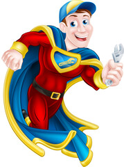 Superhero Plumber or Mechanic
