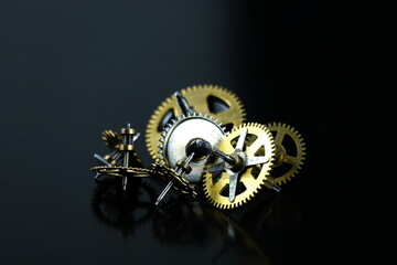 Clock wheels, metal gears, and mechanism