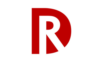 logo D&R letter alphabet
