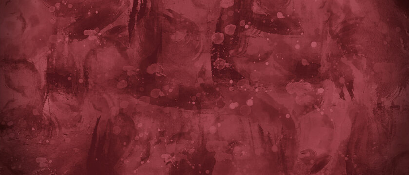 Hintergrund oder Textur mit roten Wasserfarben	
