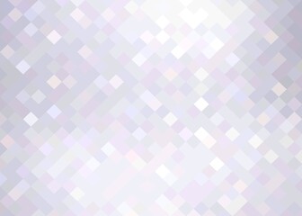 White crystals mosaic glitter blank background. Brilliant textured geometric backdrop.