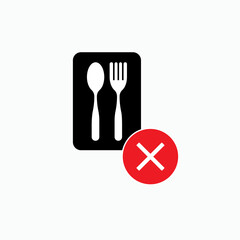 Food Insecurity Icon.  Symbol of Mass Consumption Material Unpreparedness - Vector.    