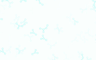 Light BLUE vector pattern with artificial intelligence network.
