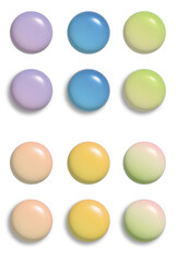 半球体　ボタン