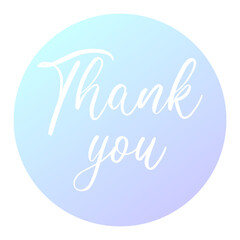 Thank you sign icon. Customer service symbol. vector thank you handwritten inscription. hand drawn lettering. Thank you calligraphy. Thank you card.