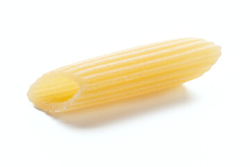 small composition of pasta on white background