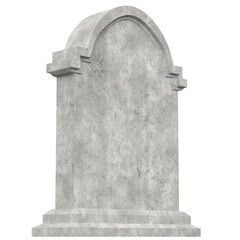 3D rendering  of a tombstone - obrazy, fototapety, plakaty