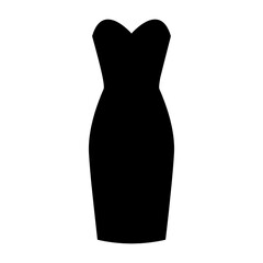 Dress icon vector set. frock illustration sign collection. Fashion symbol or logo.