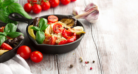 Quinoa salad with grilled vegetables