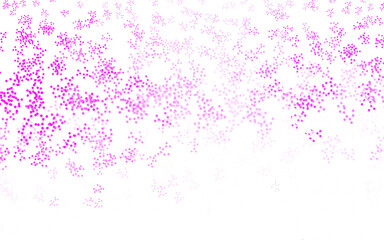 Light Pink vector background with forms of artificial intelligence.