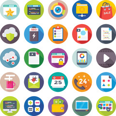 Seo and Digital Marketing Vector Icons 5

