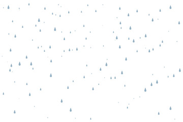 Rain drops Pattern Background. Vector Illustration