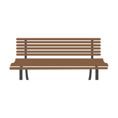 bench isolated illustration