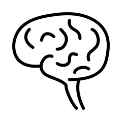 Human internal organs flat line icon. Anatomy symbols. Outline sign mascara for mobile concept and web design, store