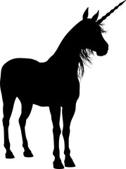 Silhouette of Unicorn