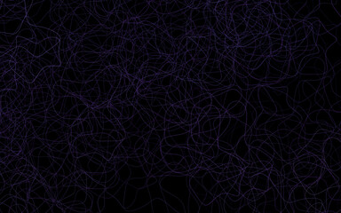 Dark Purple vector pattern with random forms.