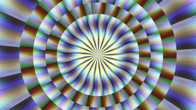 Abstract luminous geometric rotating background