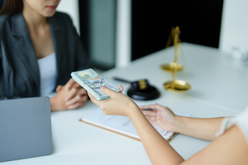 the company pays corruption to government employees to sign contracts.